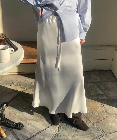 cellulose satin skirt
