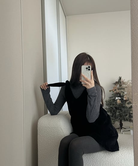 shoulder ribbon dress