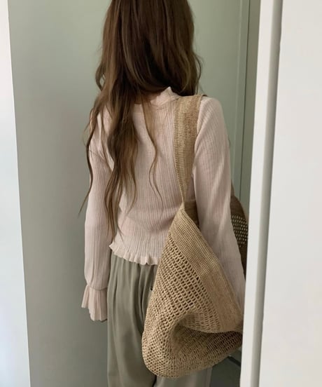 linen ribbed cardigan