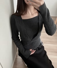 Senim double knit cardigan