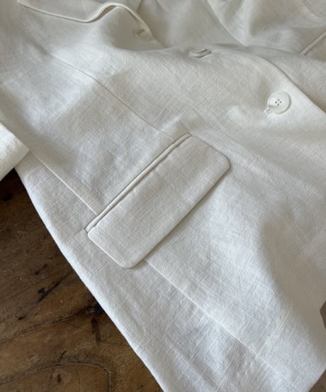 loose fit linen jacket