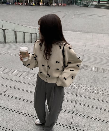 ribbon cardigan