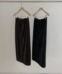 ［即納］velours skirt