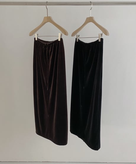 ［即納］velours skirt
