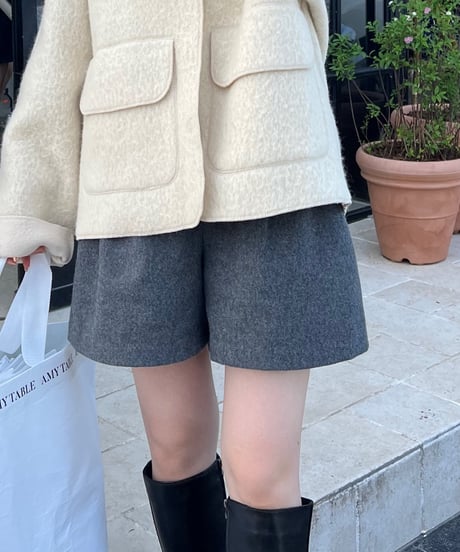 wool half pants