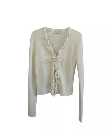munchie frill cardigan