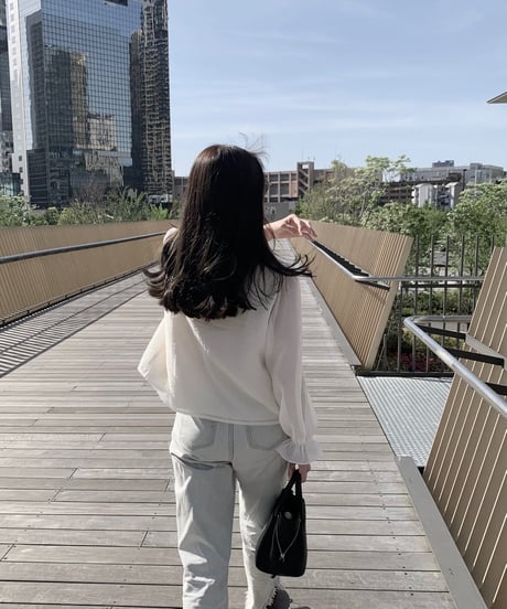 ruffle strap blouse