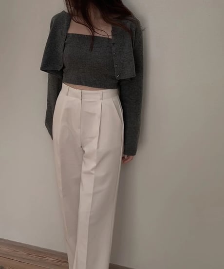 cropped cardigan set