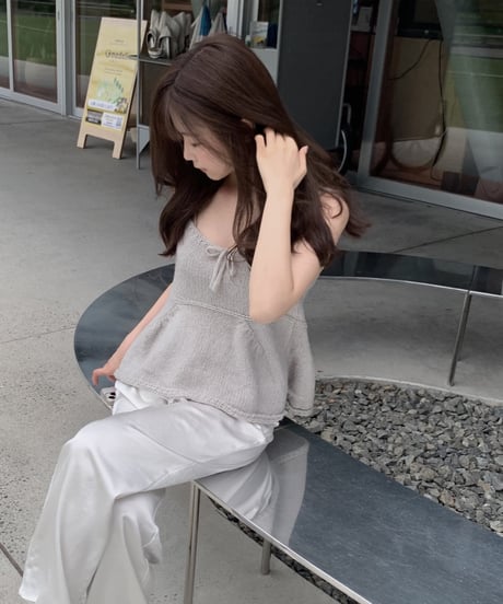 knit vest layered tops