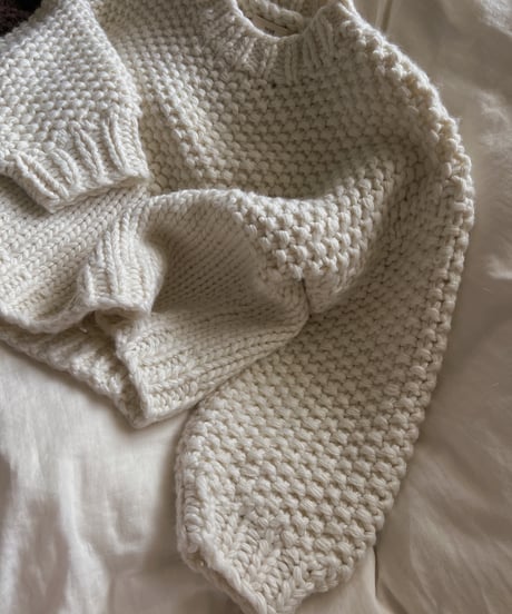 handmade pullover knit