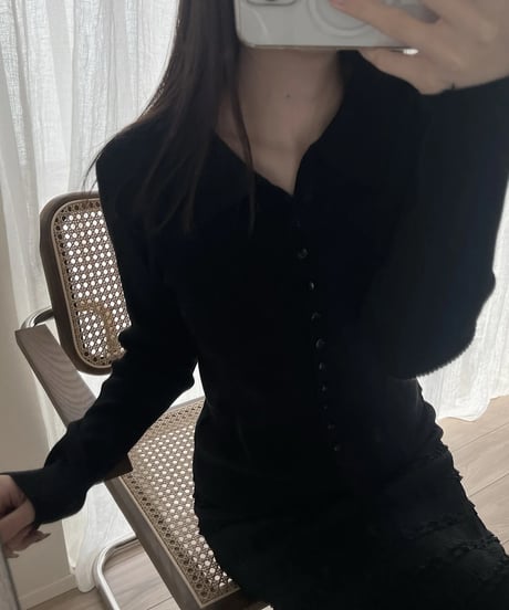 color ribbed cardigan
