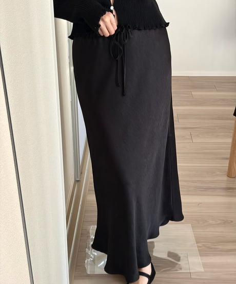 cellulose satin skirt