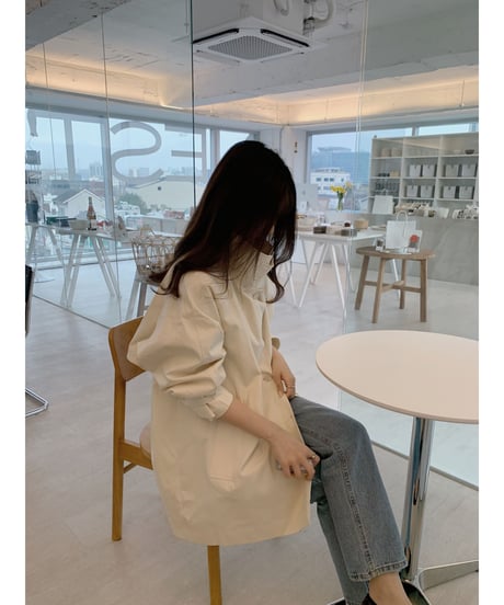 short trench coat［ivory］