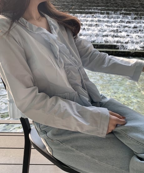 shirred blouse