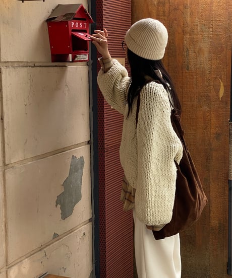 handmade knit cardigan