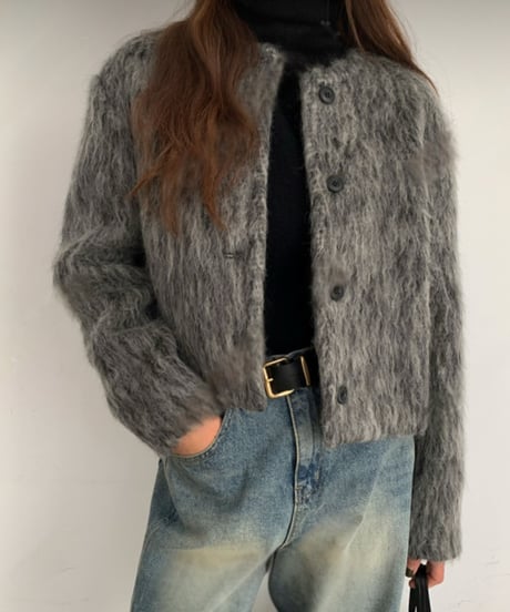 lincoln wool short jacket