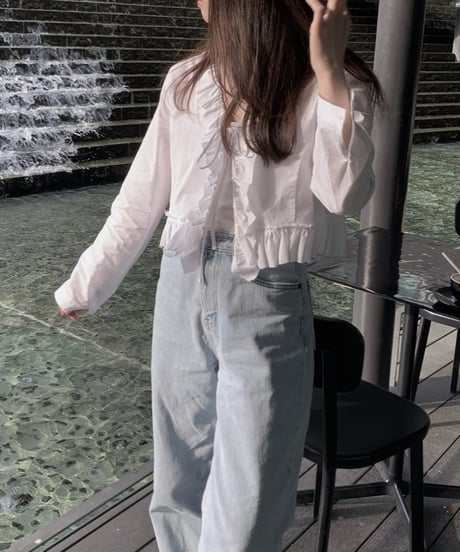 shirred blouse