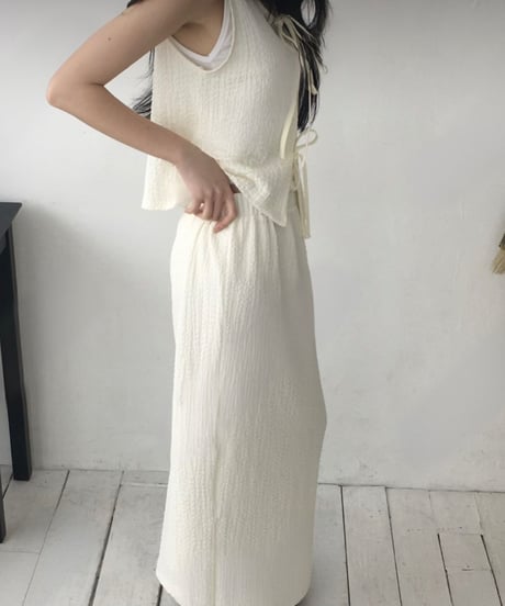 ribbon tie blouse setup