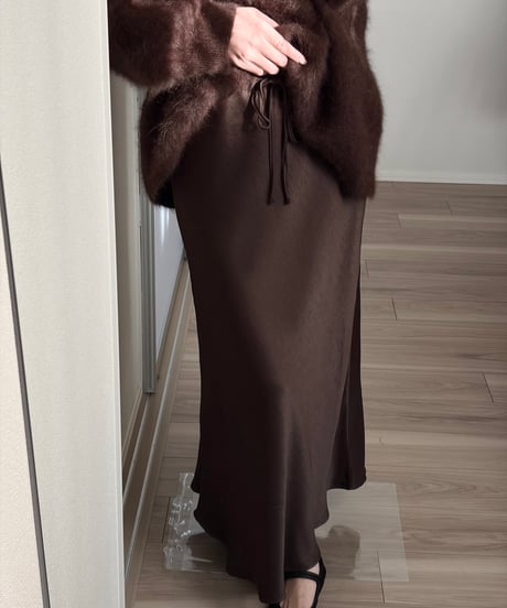 cellulose satin skirt