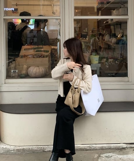 Pocket wool cardigan