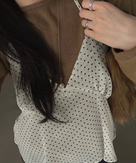 polka dot camisole