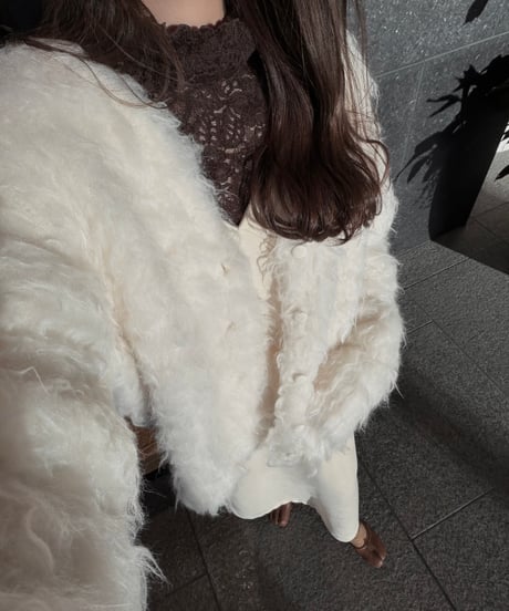 poodle cardigan
