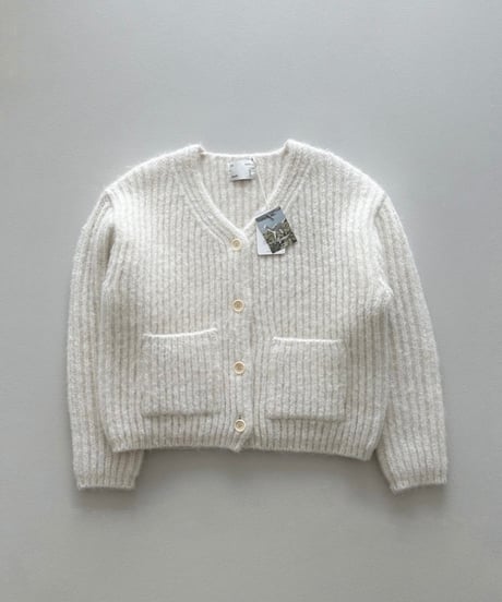 heavy rubbed cardigan