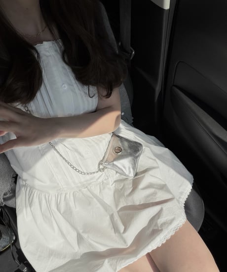 lemon shirring dress