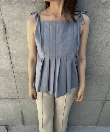 ［即納］pintuck blouse