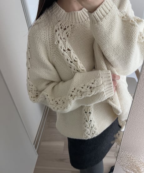 hood knit set