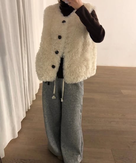soft boa vest