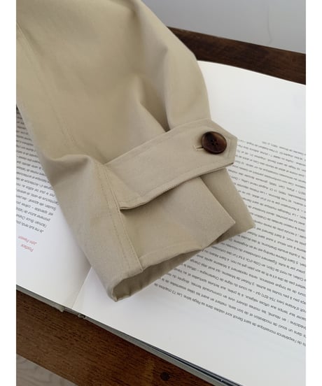 short trench coat［beige］