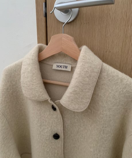 alpaca half coat