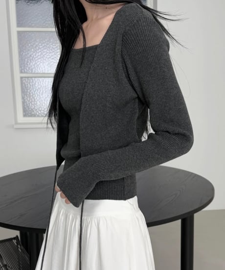 Senim double knit cardigan