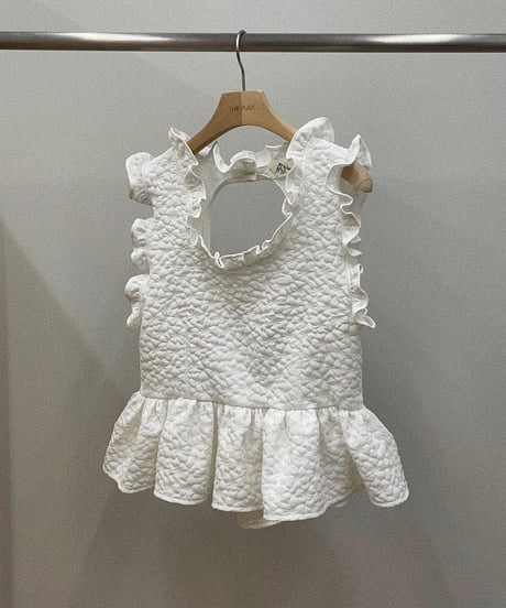 frills sleeveless tops