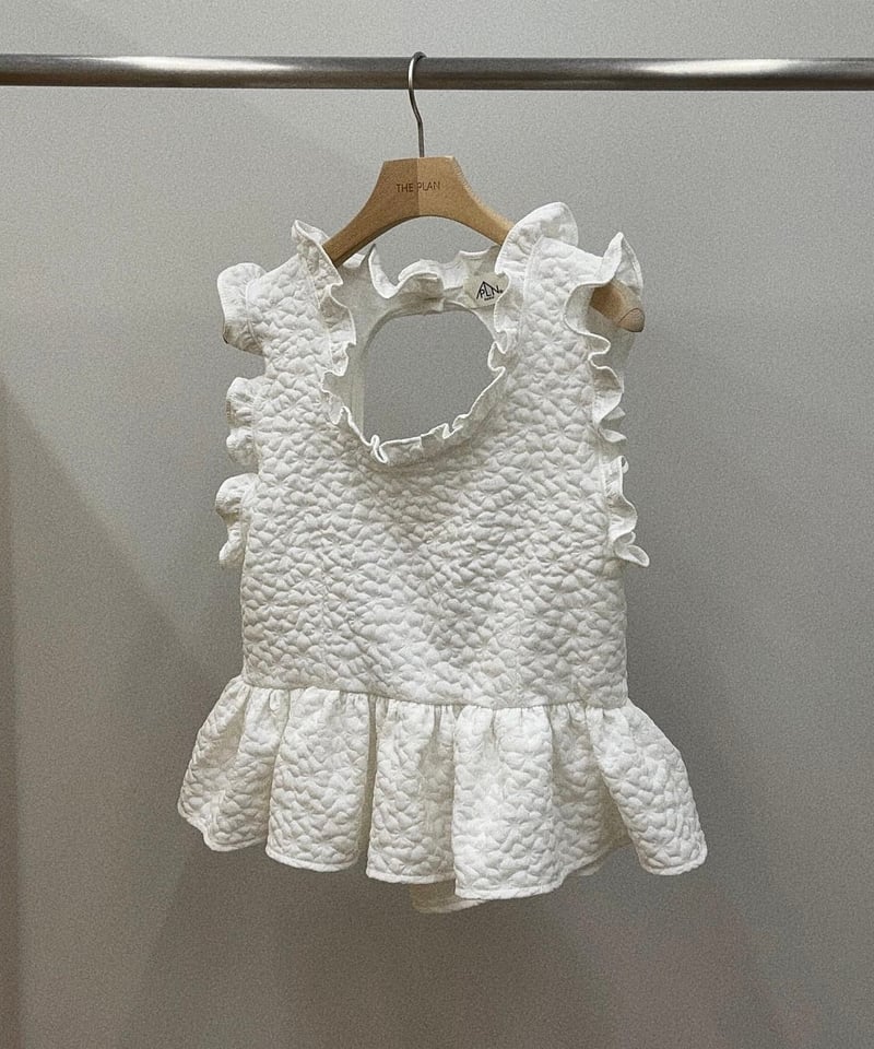 frills sleeveless tops | mie ajunar