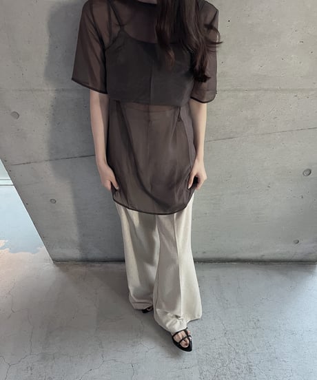 organza bustier blouse