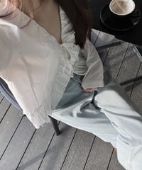 shirred blouse