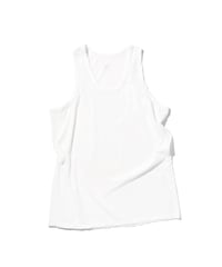 1027 Hard Twisted Bio Cutsew / Tank Top White
