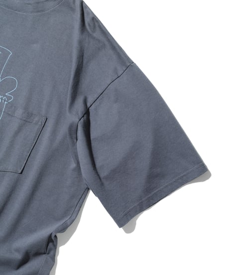 1027 × TAKAHIKO KAWAMURA TEE / Charcoal - Love
