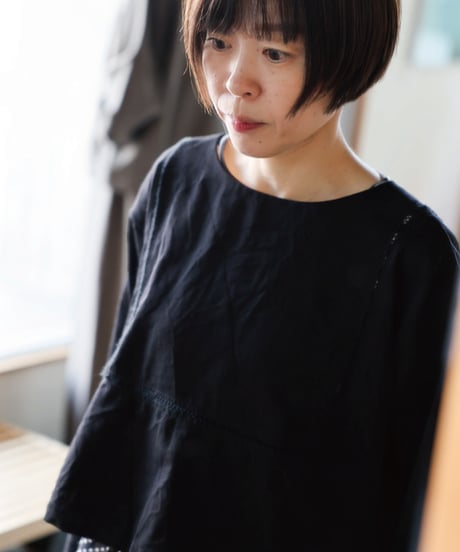 Dhal / 2/72 Wool Gaba Crew Shirt Pico