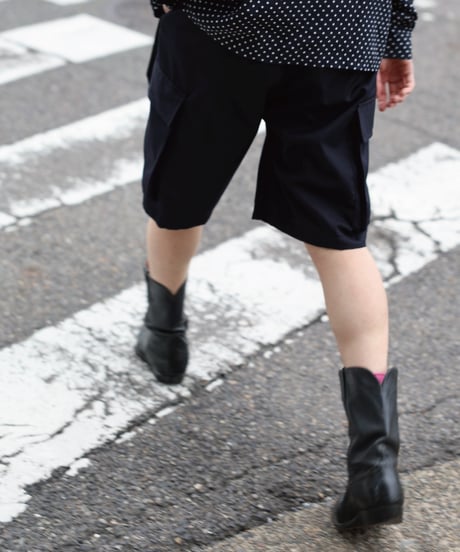 Dhal / 2/72 Wool Gaba Cargo Easy Shorts