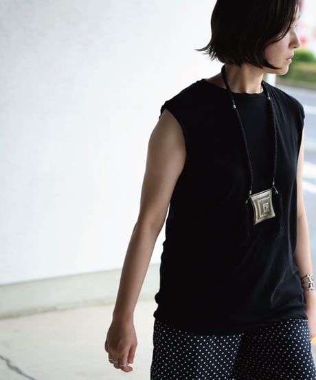 1027 Hard Twisted Bio Cutsew / No Sleeve Black