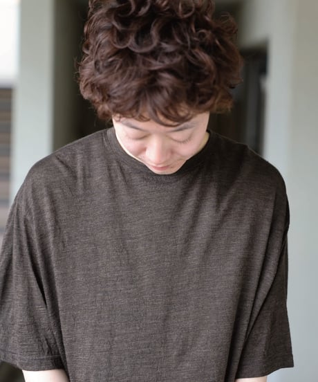 1027 Super 120's TOP Wool Jersey SS Crew Tee
