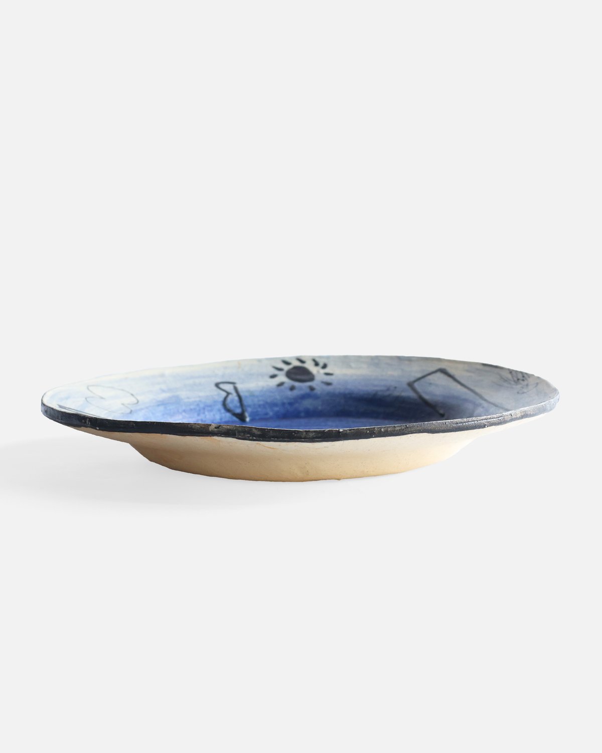 キムホノ 大皿（青） | Dhal/DHAL DESIGN SHOP online store