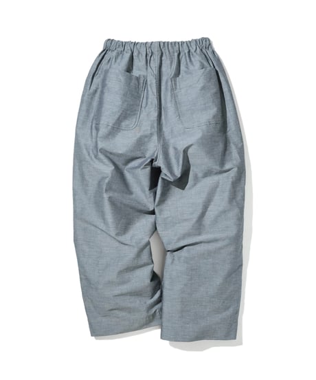 Dhal / C/Li CHAMBRAY Relax Pants Navy