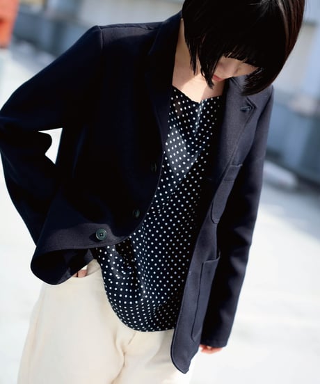 Dhal / DOUBLE FACE JERSEY Tallored Jacket