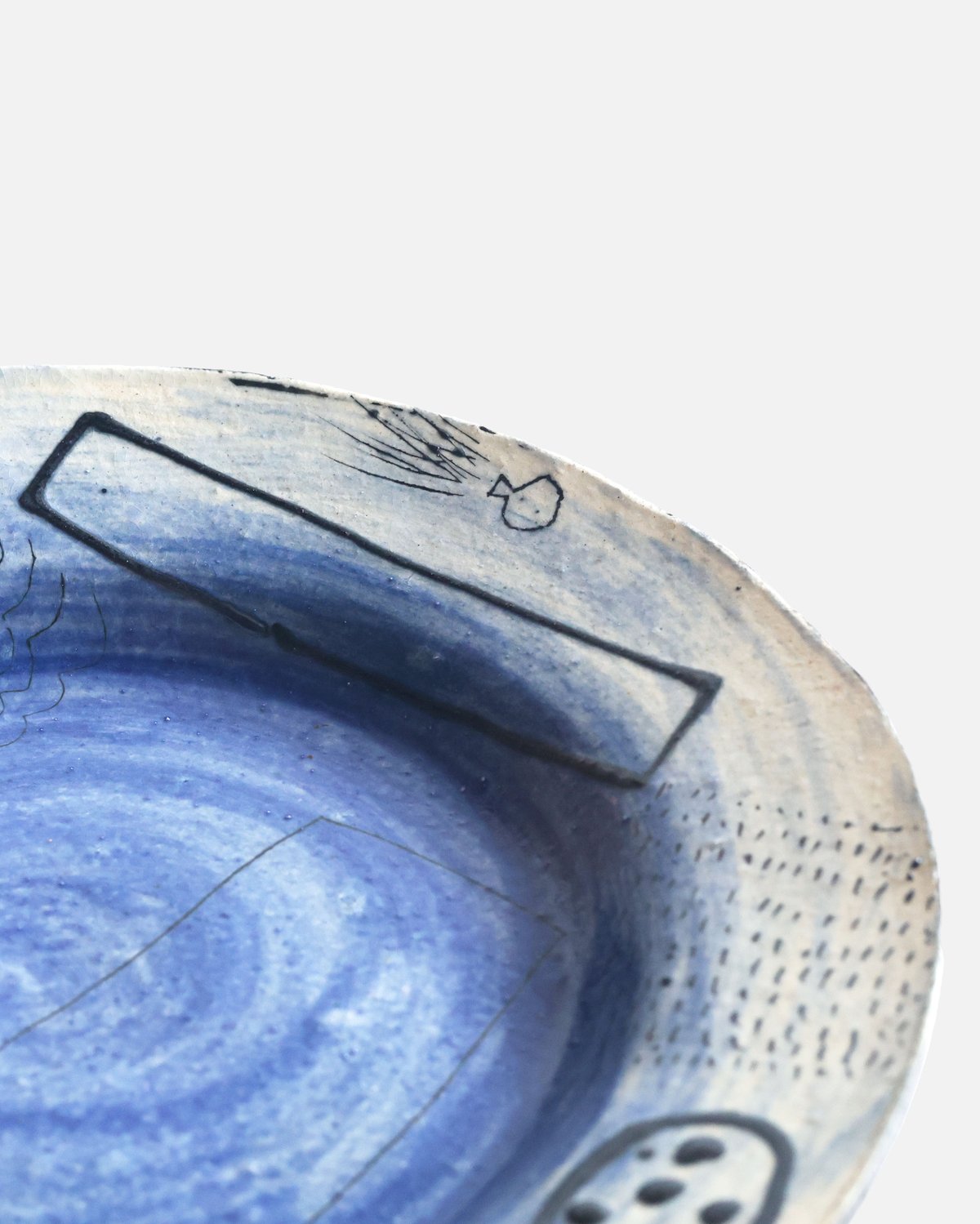 キムホノ 大皿（青） | Dhal/DHAL DESIGN SHOP online store