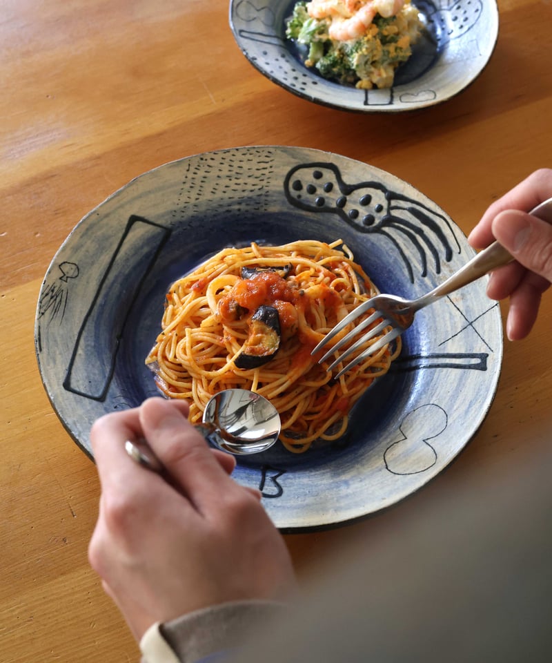 キムホノ 大皿（青） | Dhal/DHAL DESIGN SHOP online store