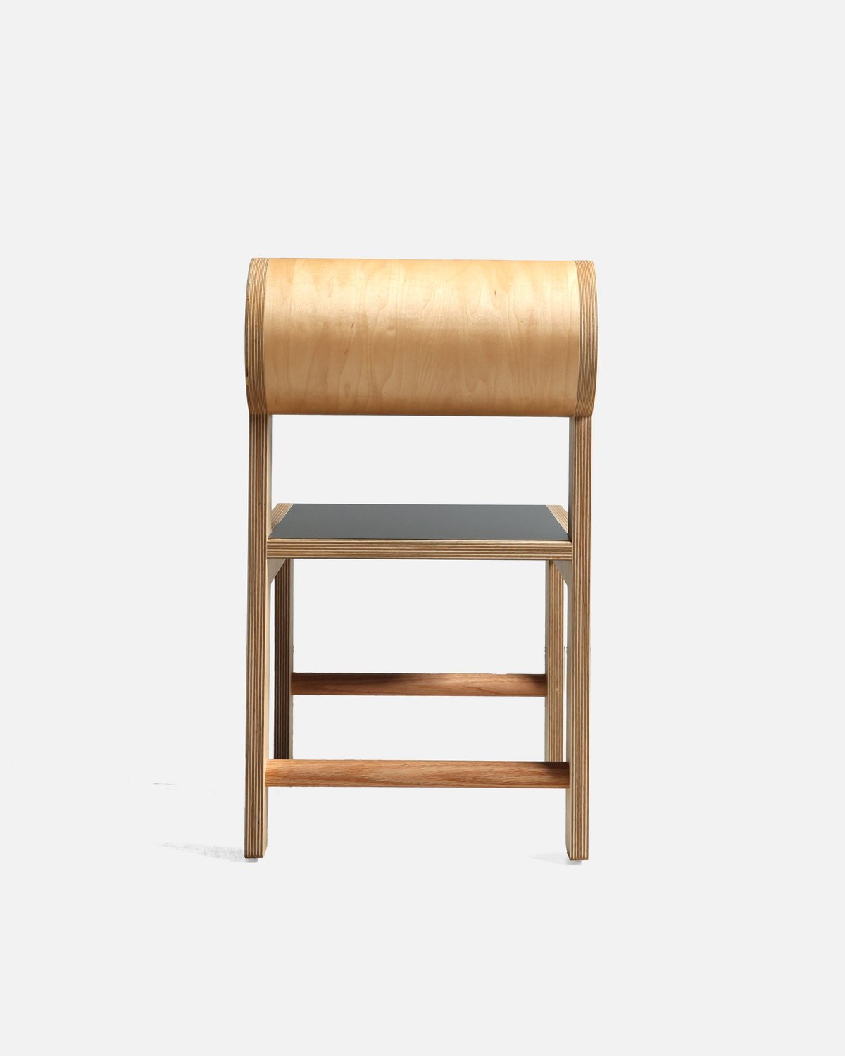 WAKAWAKA Mini Cylinder Back Chair | Dhal/DHAL D